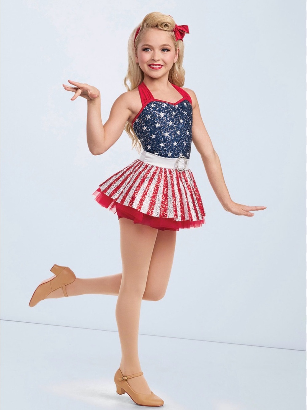 Weissman All American Girl Dance Costume - Red, White, & Blue